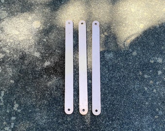 Metal Bracelet Stamping Blanks .5"x6" with 2 holes! Made with 16oz (24gauge) Copper 5/pack