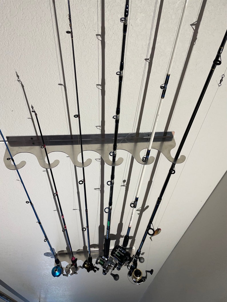 Metal Fishing Rod Holder Easily and Neatly Store Fishing Rods Etsy