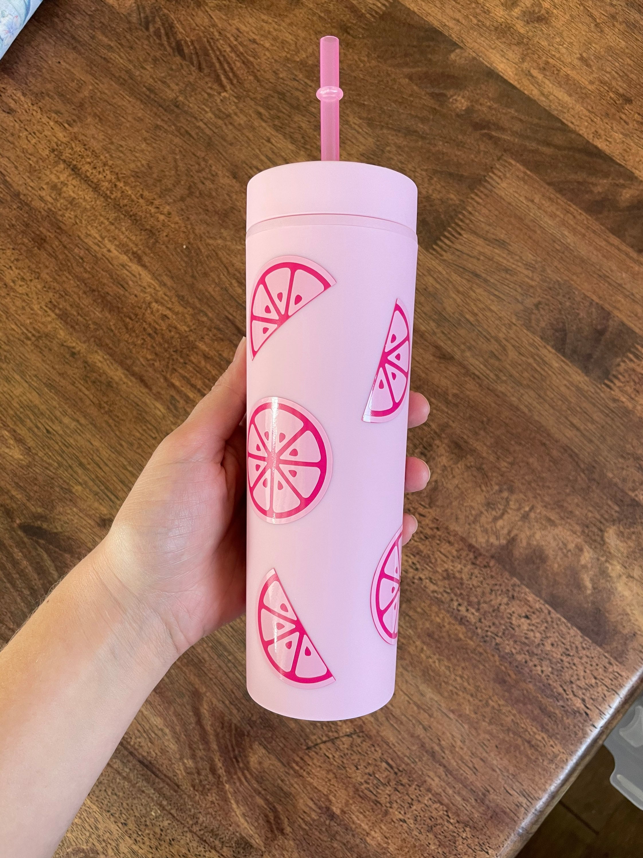 Pink Citrus Cold Cup Grapefruit Pink Cup Pink Grapefruit Etsy UK