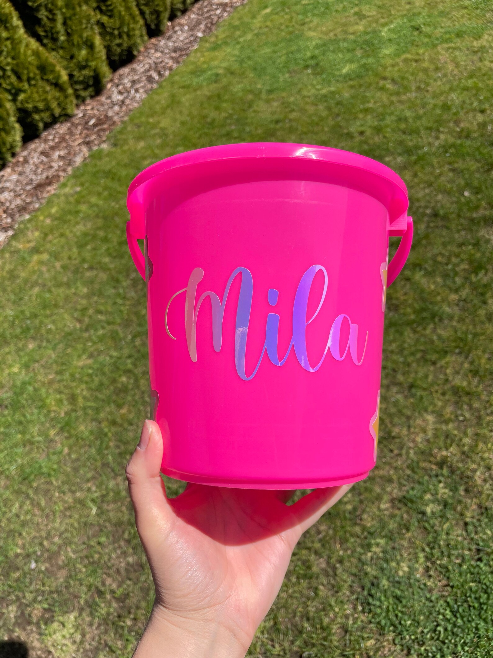 Unicorn Beach Bucket Personalized Sand Bucket Beach Toy Etsy