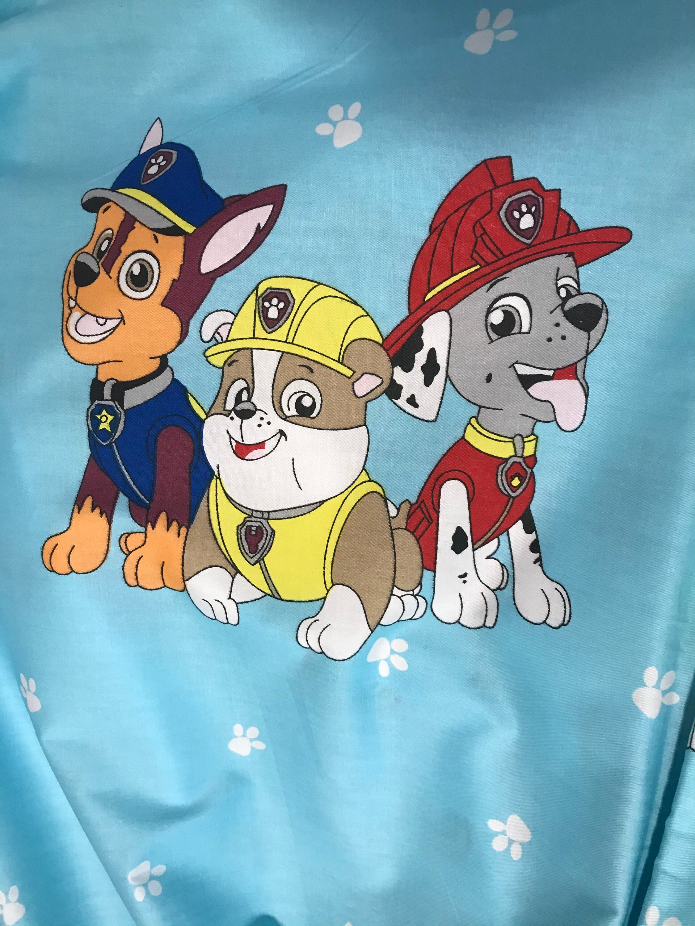 Paw Patrol Fabric Fabric by the Yard Kids Print Favourite Etsy UK