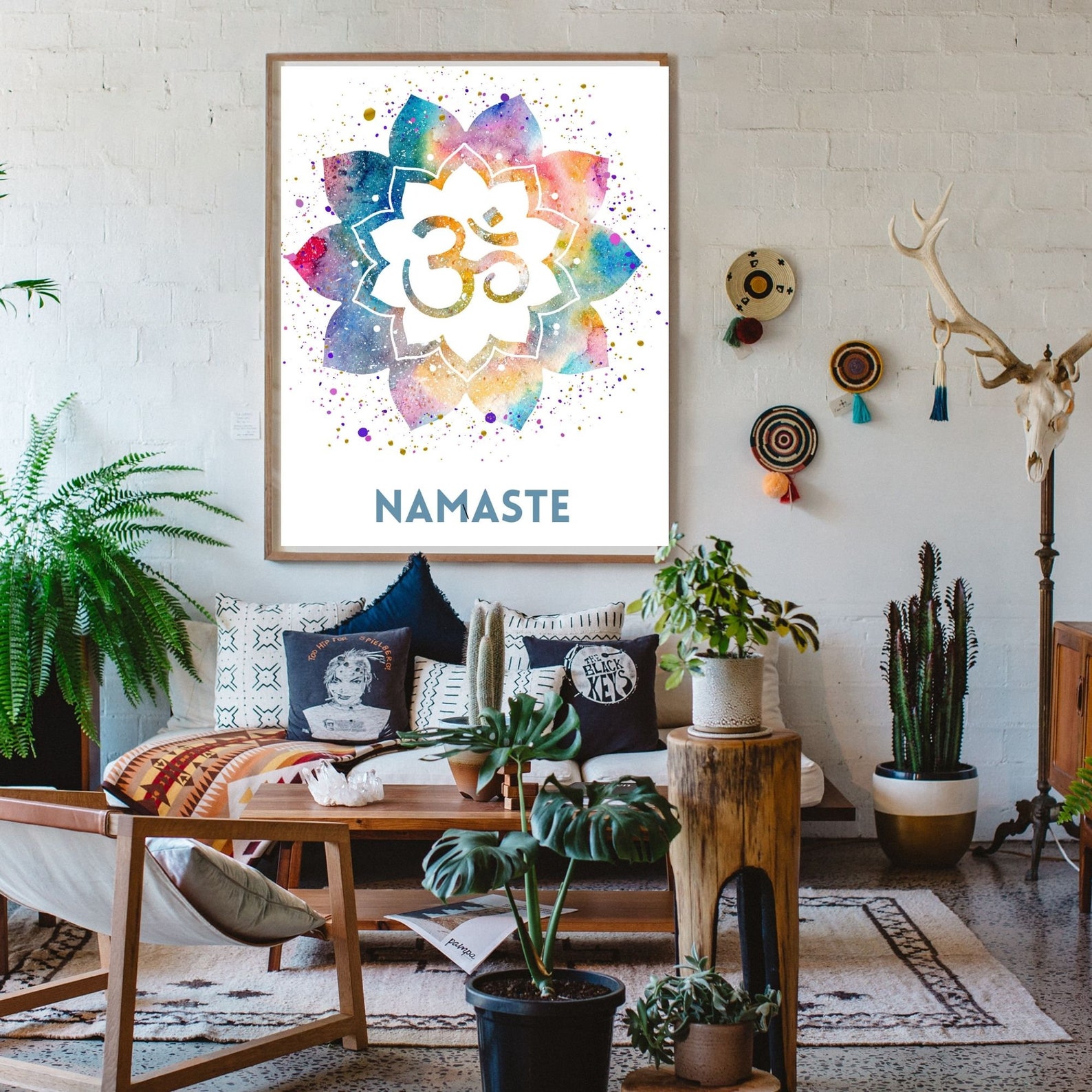 Om Wall Art Home Decor Art Impresión digital Imprimible Etsy