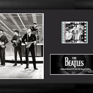 Early Beatles Vintage Film Cell Minicell Display Film Clip
