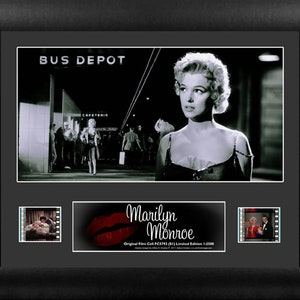 Classic Marilyn Monroe 35mm Vintage Style Film Cell Display NEW