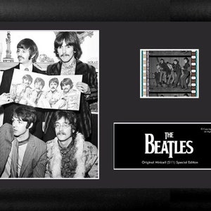 The Beatles Vintage Film Cell Display of Sgt. Pepper Album Movie Performance Clip Framed