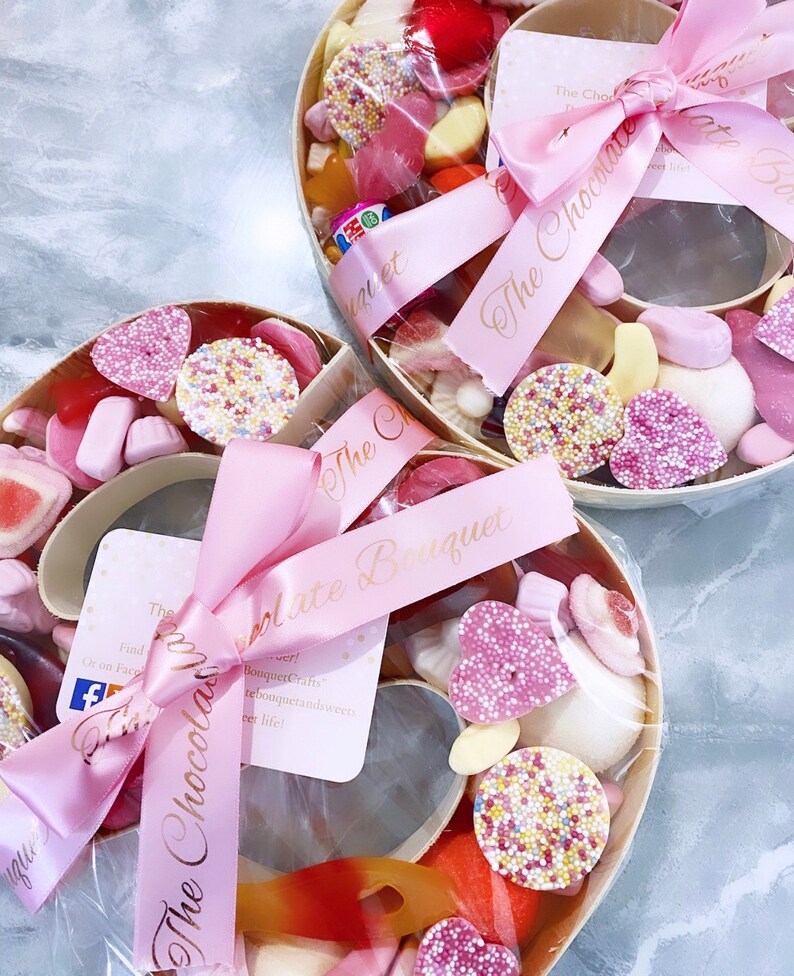 Pink Sweets Sweet Gifts Chocolate Gifts Gifts for Her Etsy UK