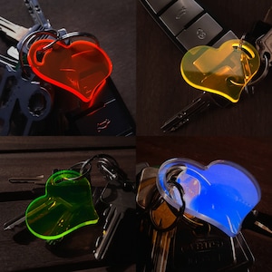 Diseño SunForm: corazones brillantes, atrapasoles, llaveros decorativos, idea de regalo creativa, multicolor