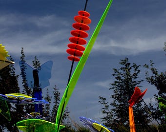 SunForm suncatcher / the luminous reed grass (orange)
