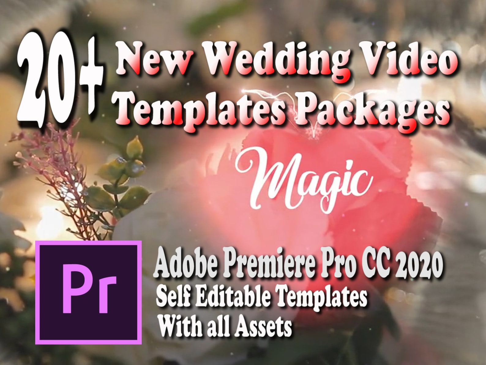 Adobe Premiere Pro Wedding Video Templates Package Etsy