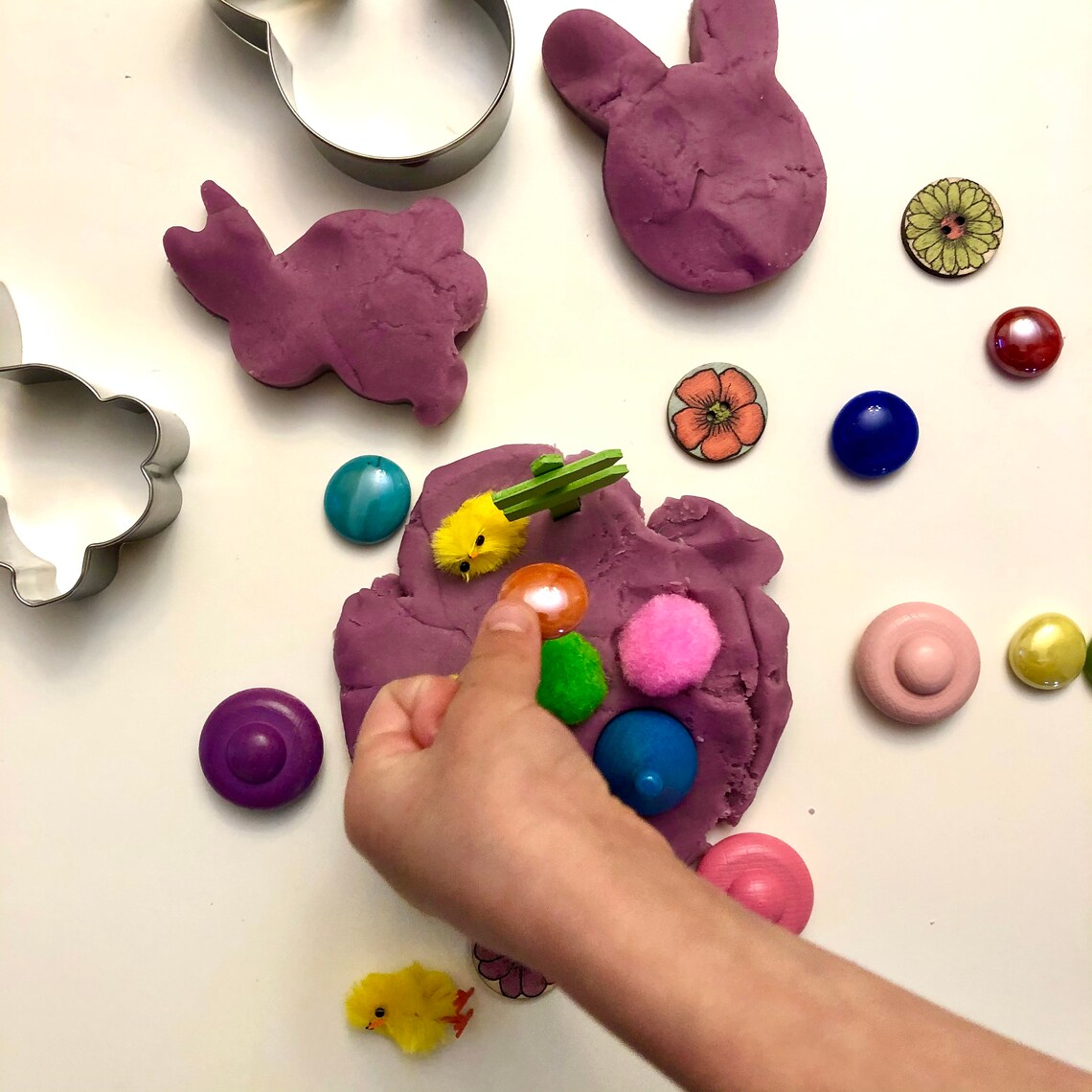 Spring Loose Parts Play Dough Mini Kit sensorial Etsy