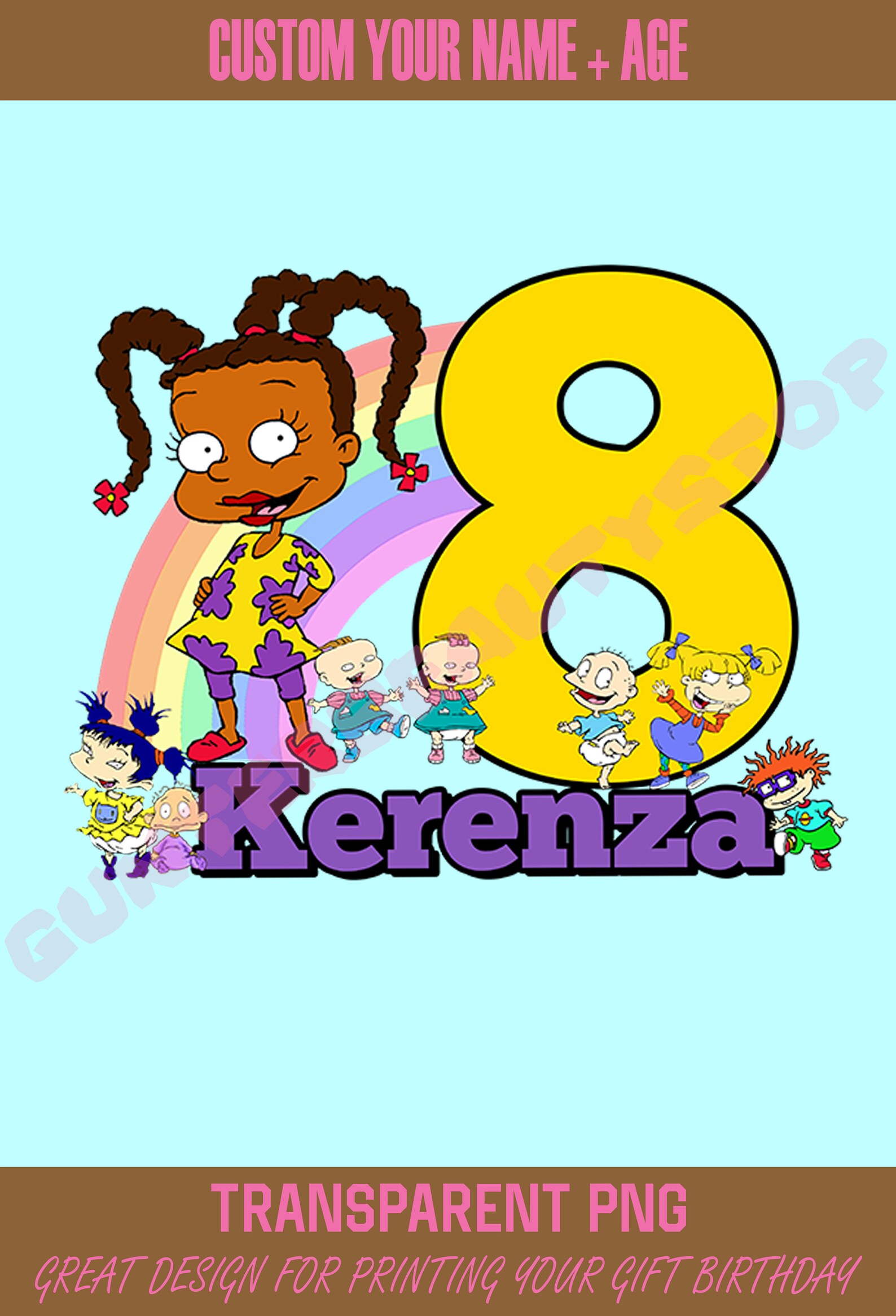 Susie Rugrats Birthday Iron On Transfer Design Susie Rugrats Etsy