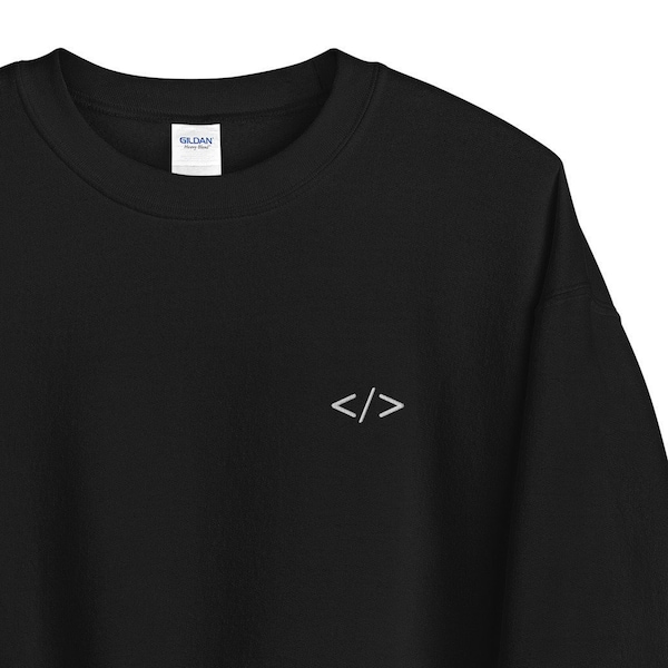 Subtle Coding Unisex Sweatshirt | Programming Sweatshirt | Software Developer Shirt | Embroidered