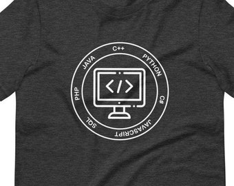 Programmering T-shirt | Shirt softwareontwikkelaar | Coderingsshirt | Unisex