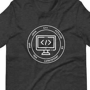 Programming T-Shirt | Software Developer Shirt | Coding Shirt | Unisex