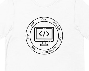 Programmering T-shirt | Shirt softwareontwikkelaar | Coderingsshirt | Unisex