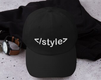 CSS & HTML Hat | Programming Hat | Embroidered