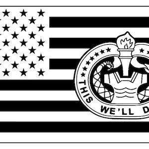 Drill Sergeant American Flag