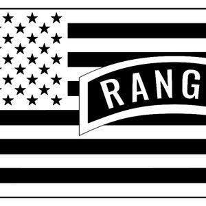 Ranger Tab American Flag