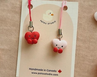 Handmade Macaron Couple Charm
