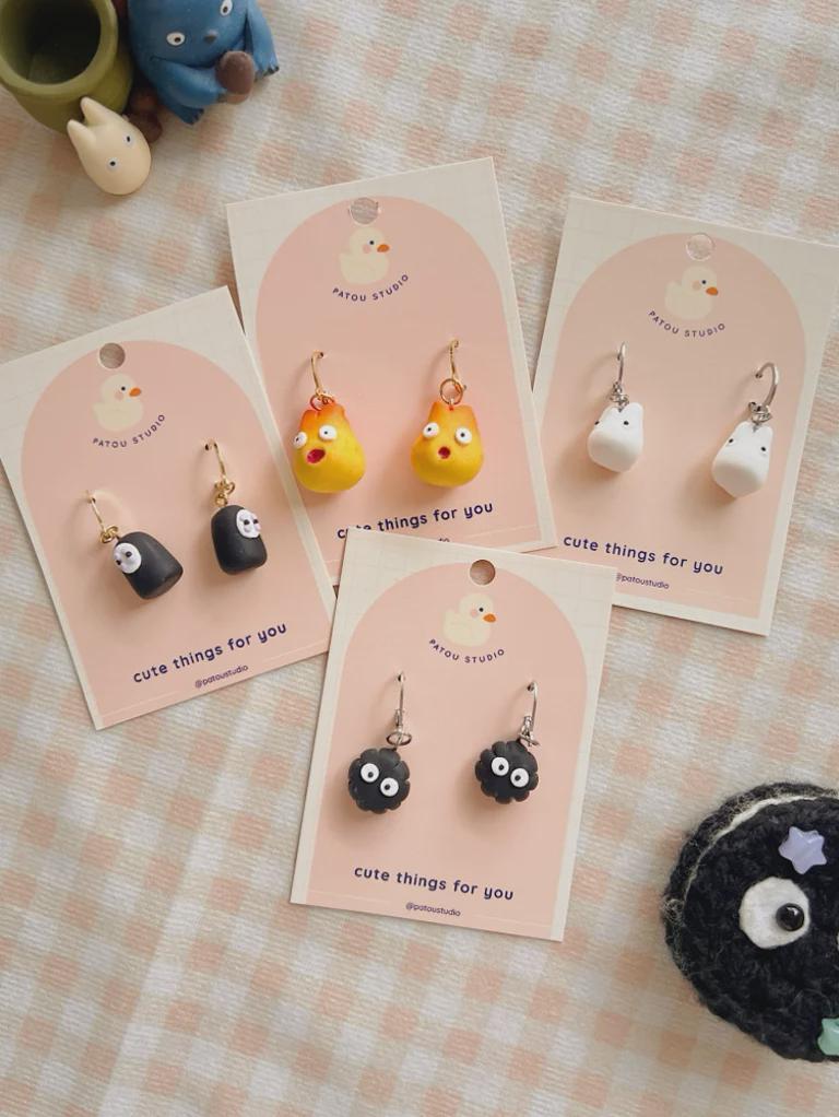 Totoro earrings - Etsy 日本
