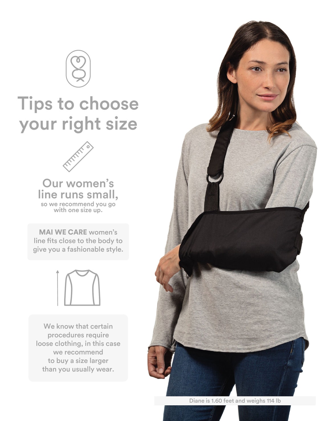 Post Shoulder Surgery Shirts, Adaptive Clothing, Women Long Sleeve