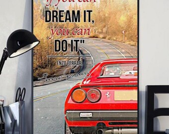 Enzo Ferrari Quote Etsy