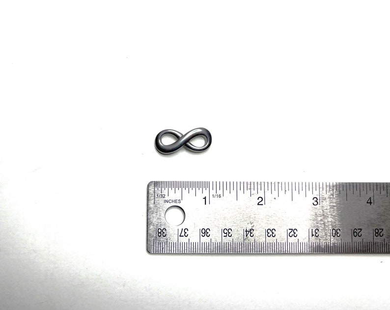 Infinity Symbol Ruler Stainless Steel Infinity Connector: DIY Jewelry Supplies, Engraving ...