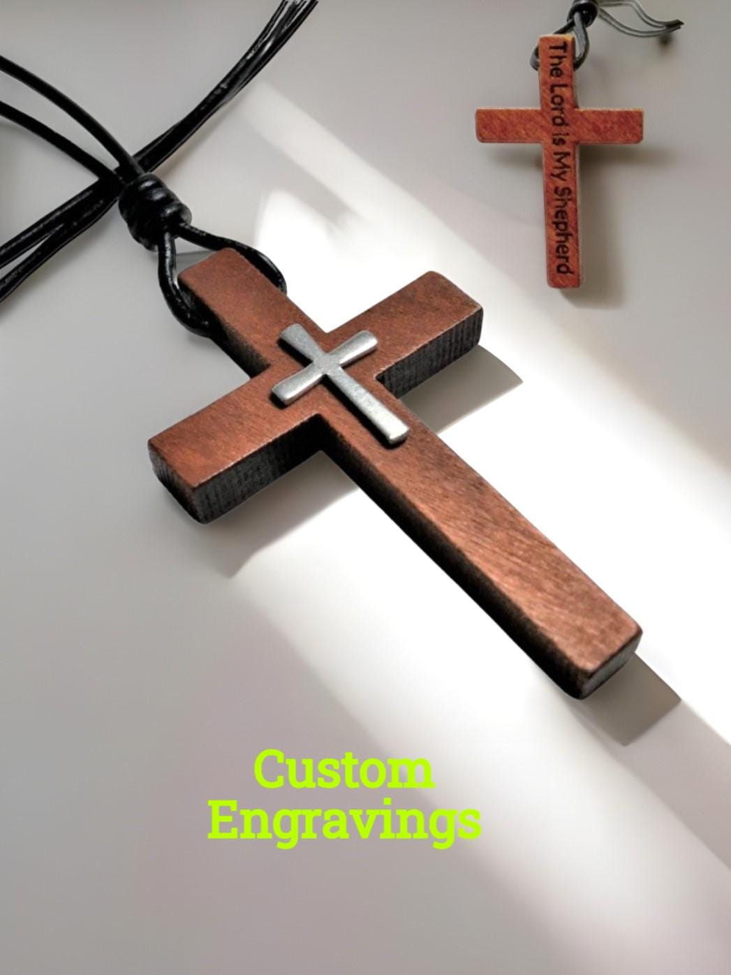 小物 engrave the cross Engraved Wall Cross For Boys