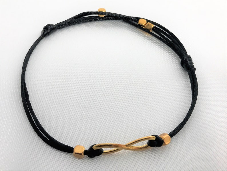 Personalized Infinity String Bracelet for Men and Boys Etsy