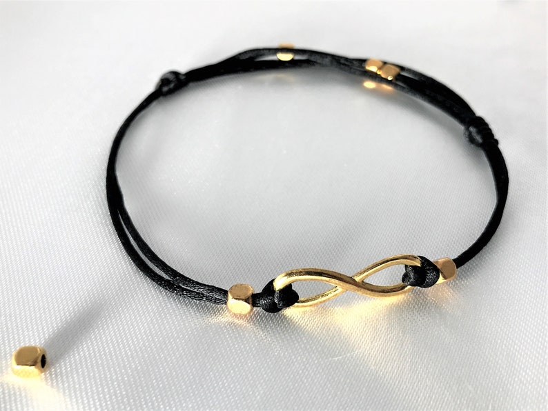 Personalized Infinity String Bracelet for Men and Boys Etsy