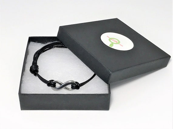 Infinity Multi Cord Leather Bracelet for Men Women With Magnetic Clasp Non Tarnish Jewelry Anniversary Gift for Guys Couples Bracelets Etsy