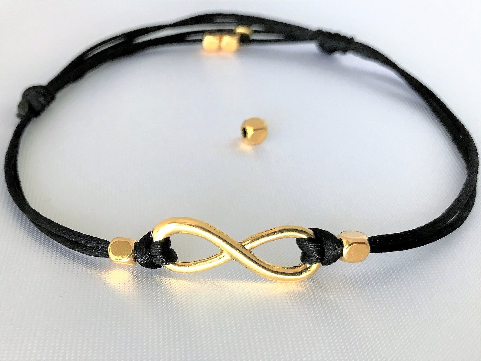 Personalized Infinity String Bracelet for Men and Boys Etsy