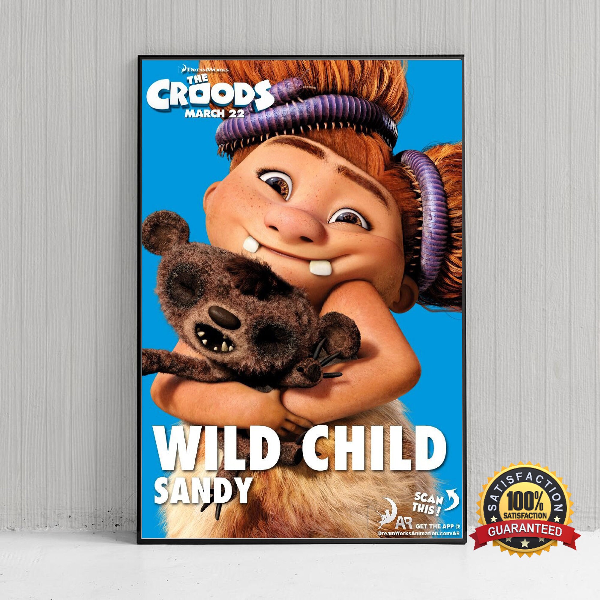croods wolf spider stuffed animal