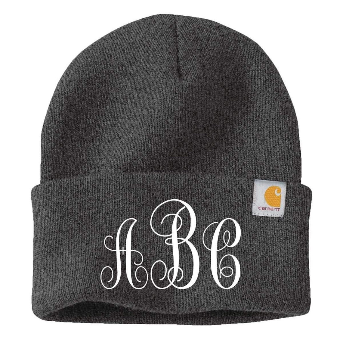 Carhartt Beanie Personalized Monogrammed Custom Etsy