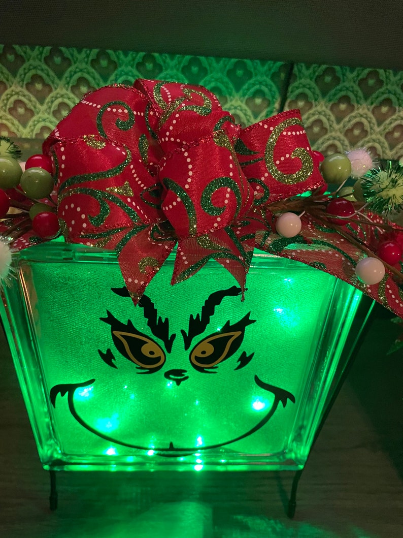 Glass Block Decor / Night Light Etsy