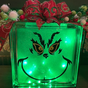 Glass Block Decor / Night Light
