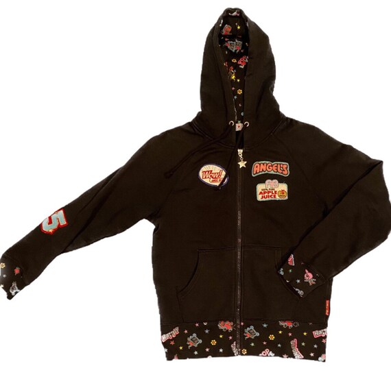 Angel Blue Japan Hoodie. Classic Harajuku 90s Clothing. Etsy