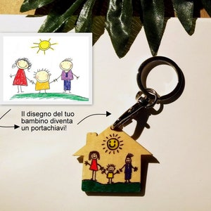 Porta chiavi da parete con dedica con due portachiavi a forma di gatto –  Idea's Cottage