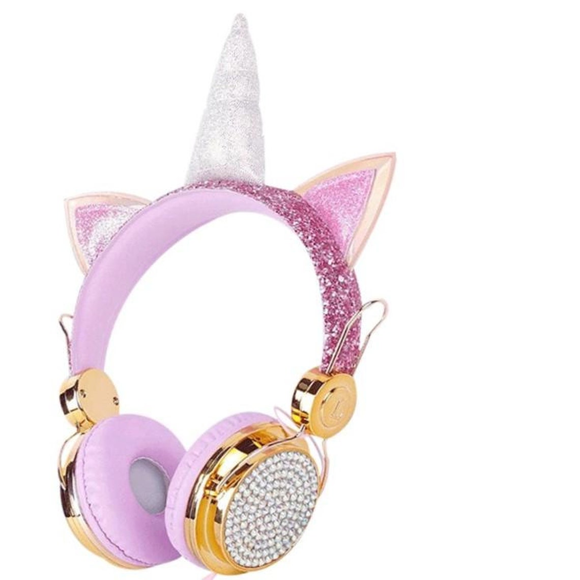 Unicorn Kids Headphones for Girls Children Teens Safe Volume Etsy