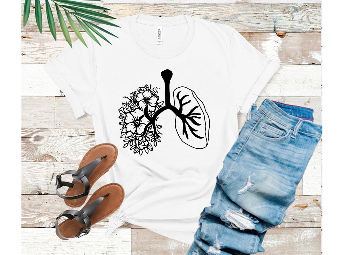 Lungs of Flowers T Shirt Floral ShirtFlower Shirt Great Etsy