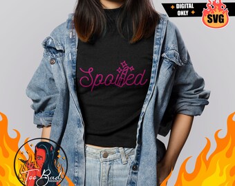 Spoiled svg Lipstick svg
