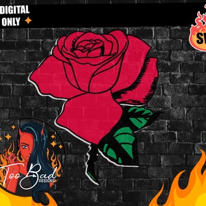 La Rosa svg La loteria svg archivo sólo Estratificada