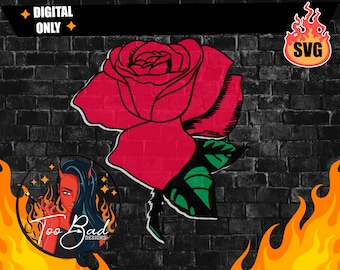La Rosa svg La loteria svg archivo sólo Estratificada