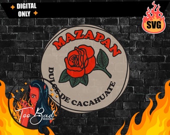 mazapan svg Mexican candy svg file only Layered