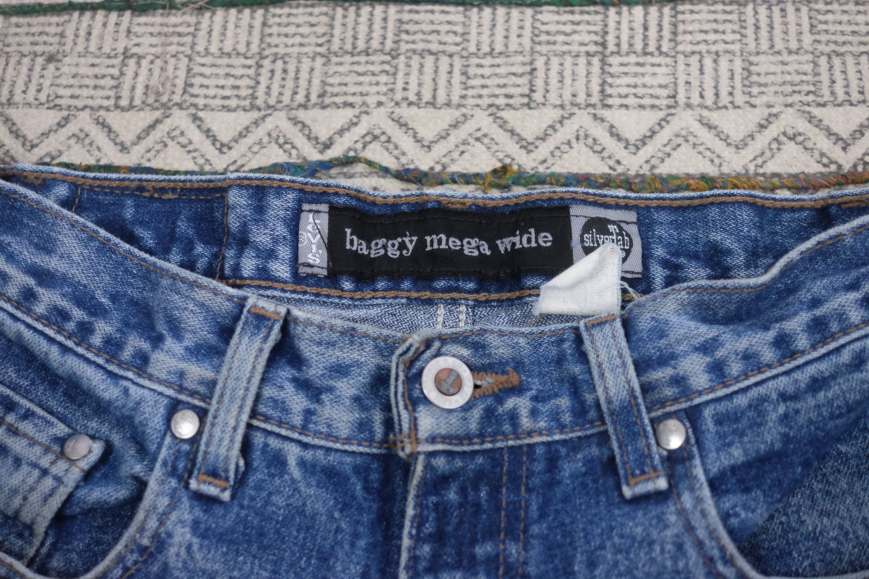 90s Vintage Levi's Baggy Mega Wide Silvertab Denim Jeans - Etsy