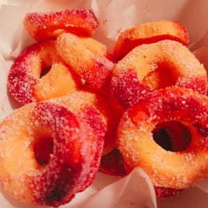 Peach Rings wax melts/ Watermelon Rings wax melts/ Apple Rings wax melts/ food wax melts/ fake food wax melts/ wax melts/ candle embeds