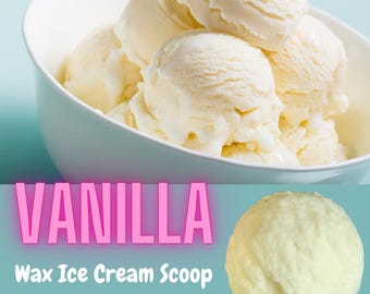 Ice Cream Scoop wax melts/Ice cream wax melts/ Cookie Wax Melts/Vanilla wax melts/ food wax melts/ fake food wax melts/ wax melts/