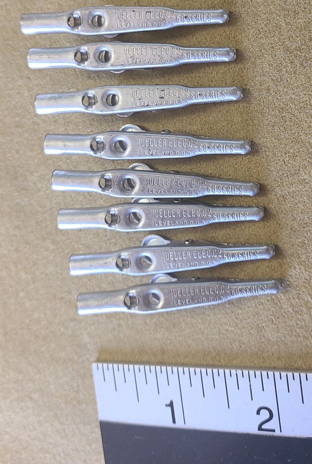 Mueller Clips Mueller Model 60 Vintage Alligator or Crocodile Clips - Qty. 8, for 1 ...