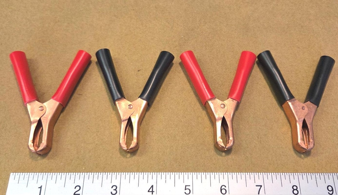 Mueller Clips Mueller 46A Model Alligator Crocodile Clips With Insulators - Qty. 4 ...