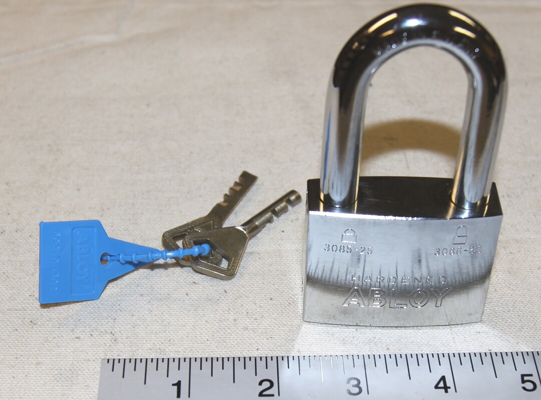Vintage Abloy Model 3085 High Security Padlock With 2 Working - Etsy
